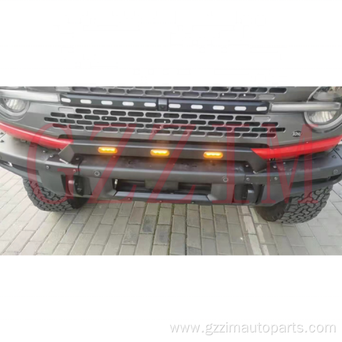 Bronco Front Bumper Guard with light